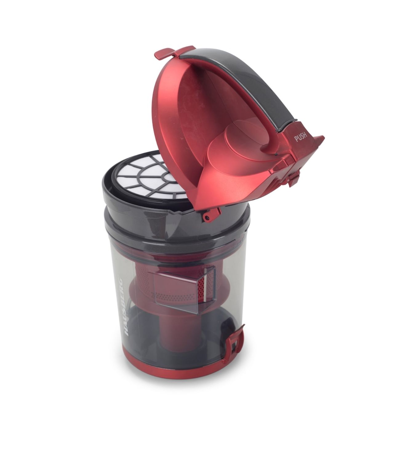 Aspirator fara sac-2200 Watt Negru/Rosu